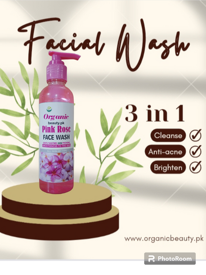 Pink Rose Face Wash🌷🌟